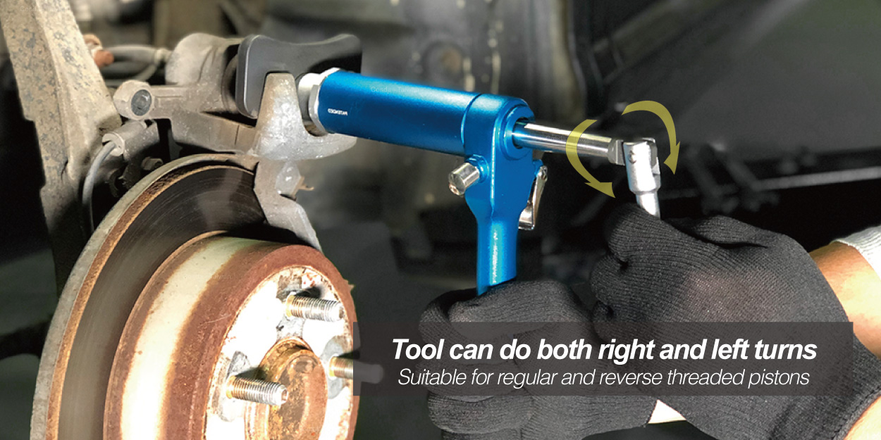 Cosda Air Powered Brake Piston Rewind Tool Kit