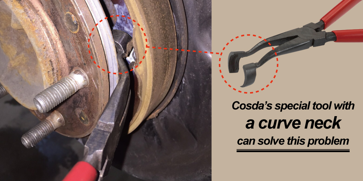 Cosda Drum Brake Holddown Spring Washer Tool